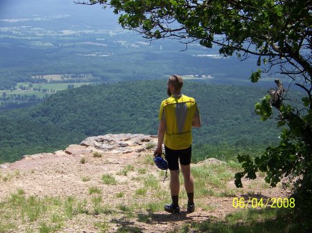 The top of Mount Magazine, in Ar.