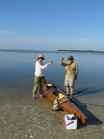 Maiden voyage of the Rose, St. George Island