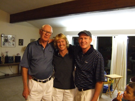 Uncle Galen, cousins Pam and Gary Drake