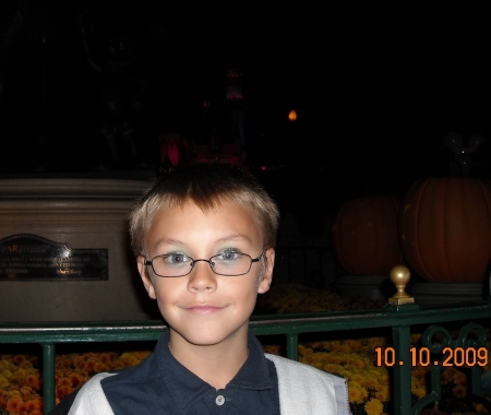 Logan, 8 Y.O. at DisneyLand 10\09