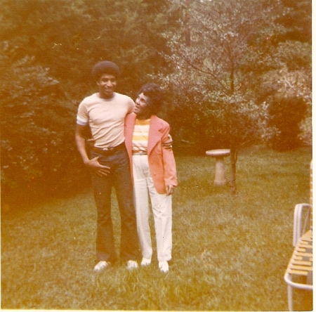 Me and Aunt Ceal Sr. year of high school 1972