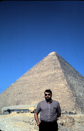 At Giza.