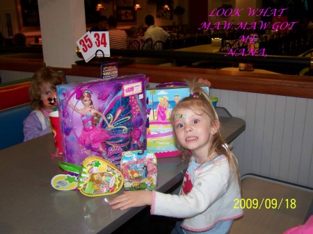 celebrating Laney-Graces 4th Birthday