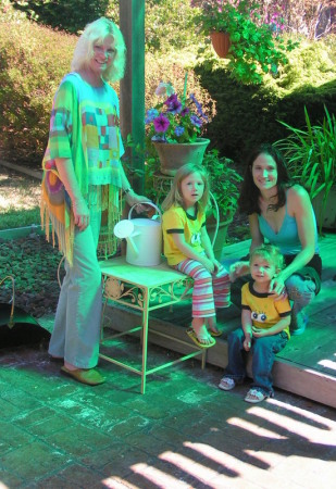 Garden with grandchildren