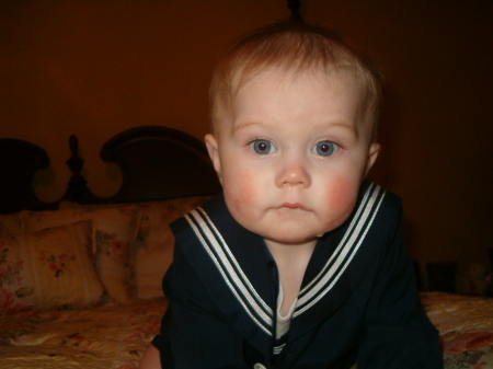 My grandson Ryan-11 months old