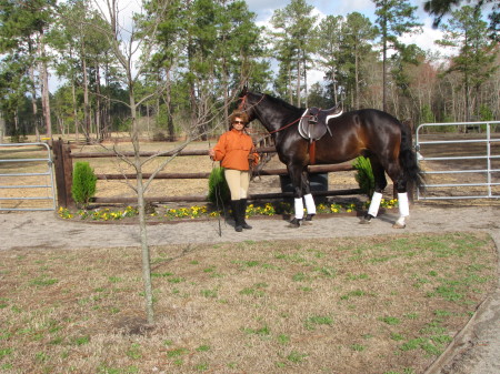 Myself and my 5 yr old Warmblood