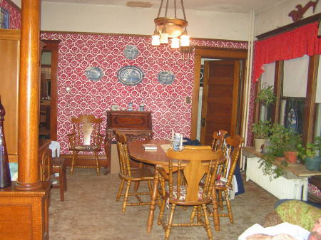 The dining room