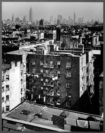 Tenement Houses, Old Photo from  Bridge!