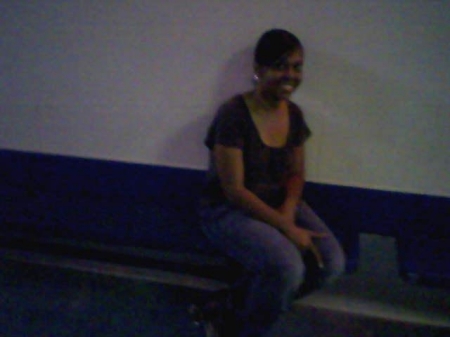 My girl Traci at the skating rink