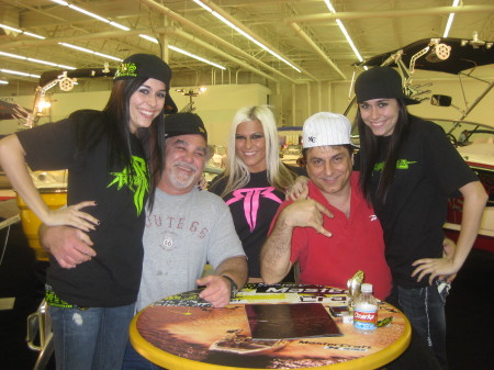 2009 Boat Show with my girls