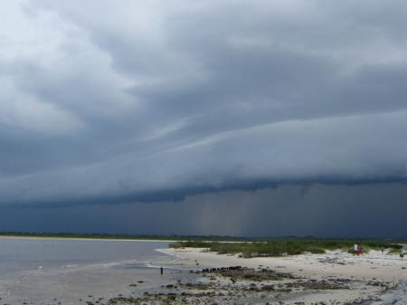Clouds over Halifax River from Ponce Inlet