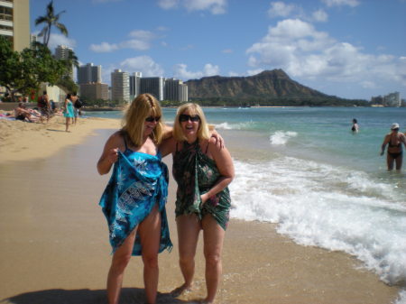 Beach in Honolulu...