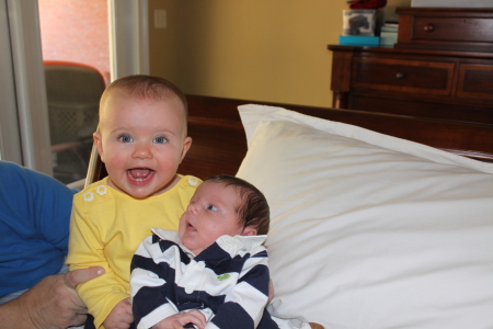 Youngest grandchildren:  Isabella and Will.
