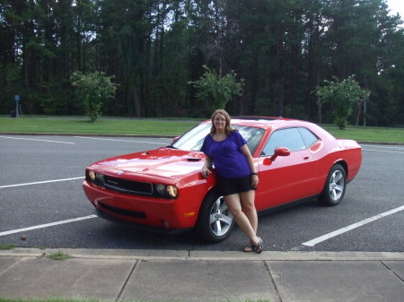 Tasha and her car "Cherry"