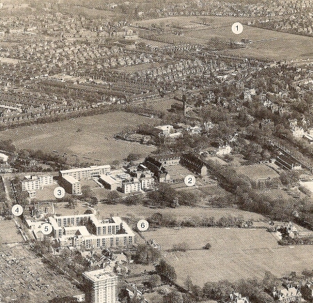 Rathbone Hall from the Air