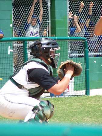 our youngest playing high school baseball