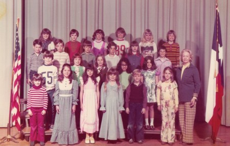 Third grade class picture, 1975.