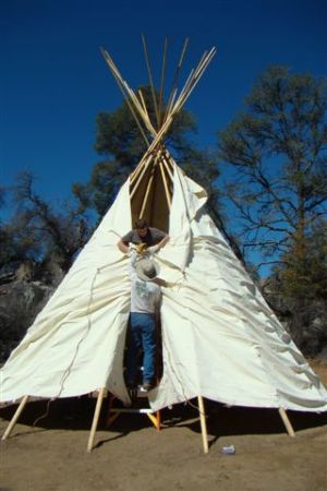 Tepee project Nature Center