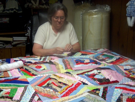 One of many quilts