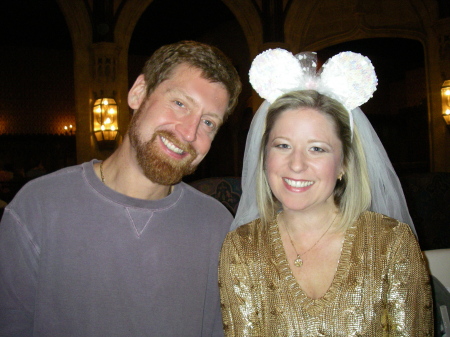 Bryan and I at Cinderella's Royal Table