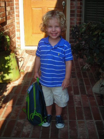 Drew going to Preschool