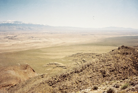 From green to brown is ca. nv. state line