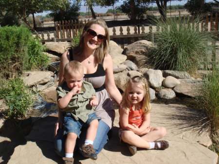 Daughter Jen with children Davin and Kyla