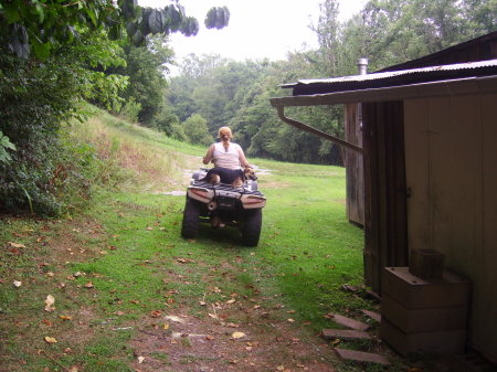 Sarah and Abby at Farm, Calhoun County