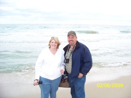 Larry & Cyndi in Fort Lauderdale Feb 2009