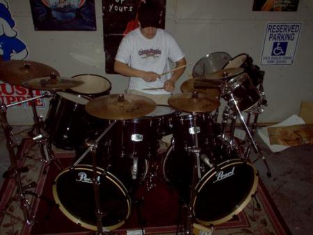 CORY ON DRUMS