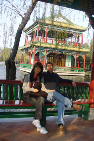 Teahouse at the old and ancient gardens