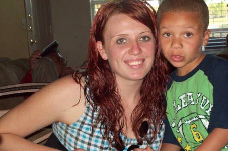 MY daughter Kayla and grandson Jesse