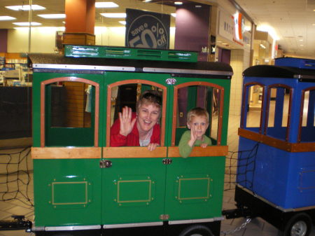 At The Mall With My Grandson, Eamonn