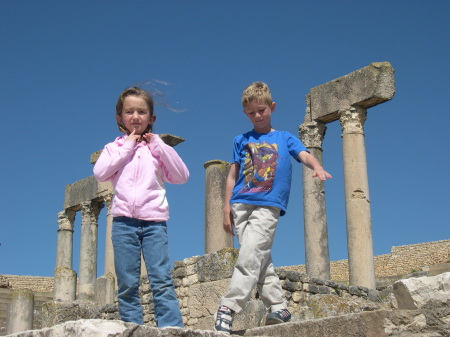 Tim & Darby in Douga, Tunisia 2006