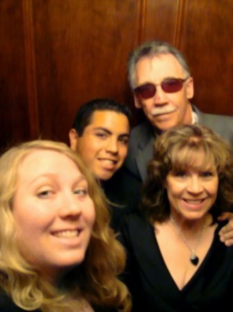 Family Photo Op in Elevator