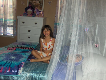 Noelle's new room at my house