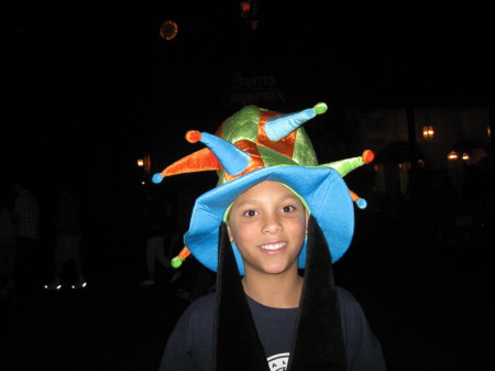 Malik had fun at Mardi Gras in Disney!
