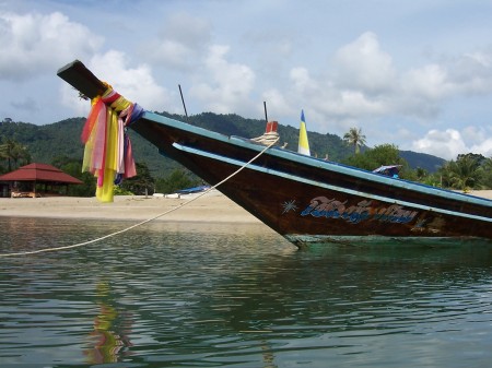 A typical Thai fishing boat.