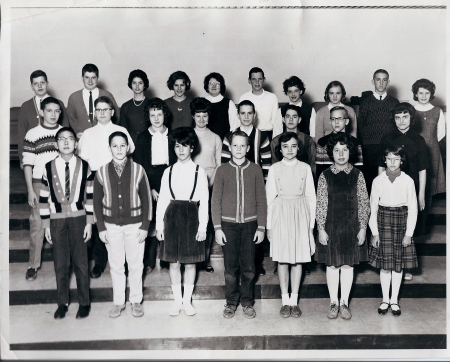 Bowsher 7th Grade Mr Giles homeroom 1963/64