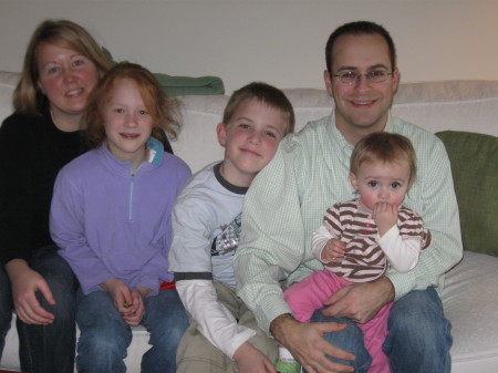 My son Kevin and his wonderful family