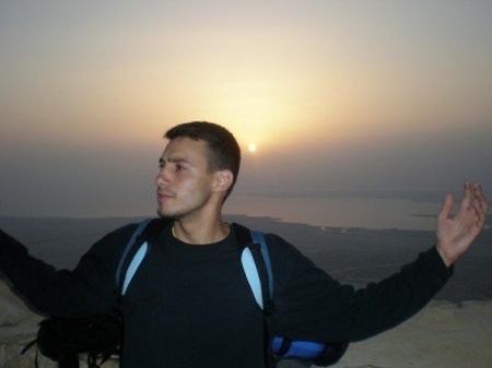 Mikie at Masada