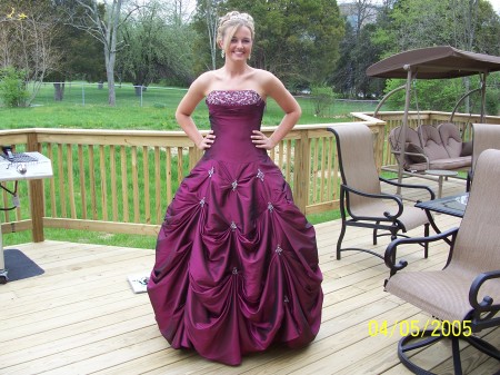 Brittney before Senior Prom