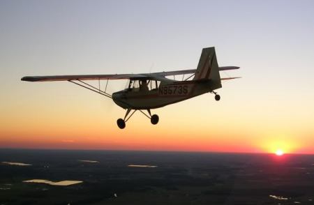 A beautiful evening for a flight....