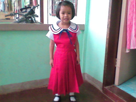 Alexa in her school uniform