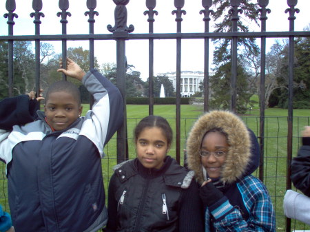 my son, cousin & my daughter in DC