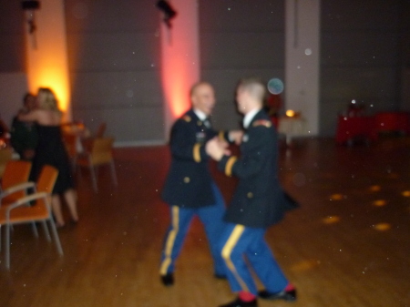 Captain Brannon dancing with... not his wife!