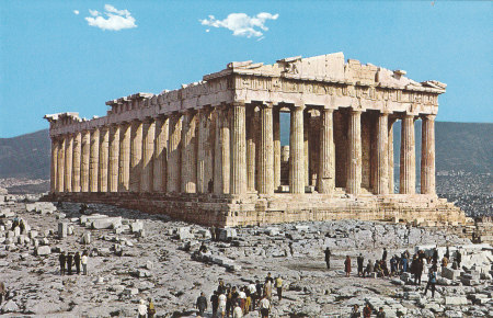 the Parthenon