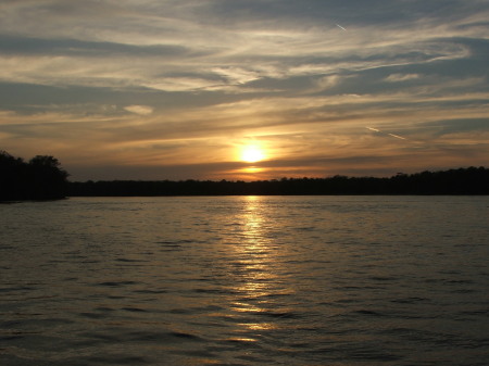 Sunset on the Suwannee River