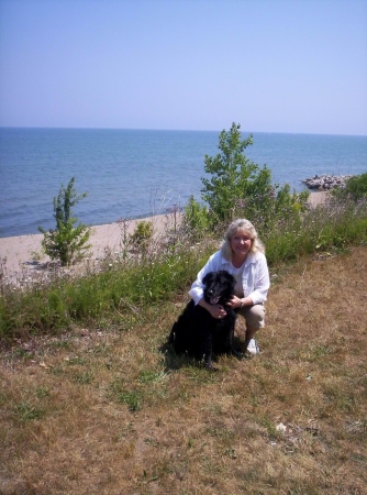 Linda and Pacho at Lake Erie