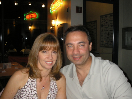 With my husband, Stu Glass